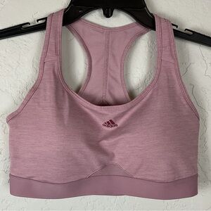 Adidas Power Medium Support Padded Sports Bra Size Medium Rose Pink Color